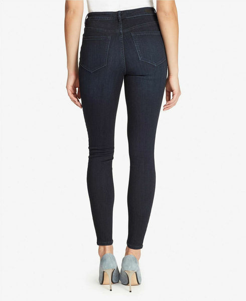 Skinnygirl High Rise Skinny Jeans Dark Blue Dorset Size 32 (US 14)